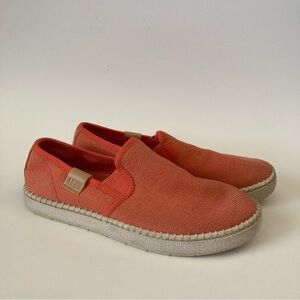 UGG Luciah Espadrille Stitch Canvas Slip-On Shoes